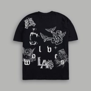 Homage to LA V2 Premium Oversized Tee in Black