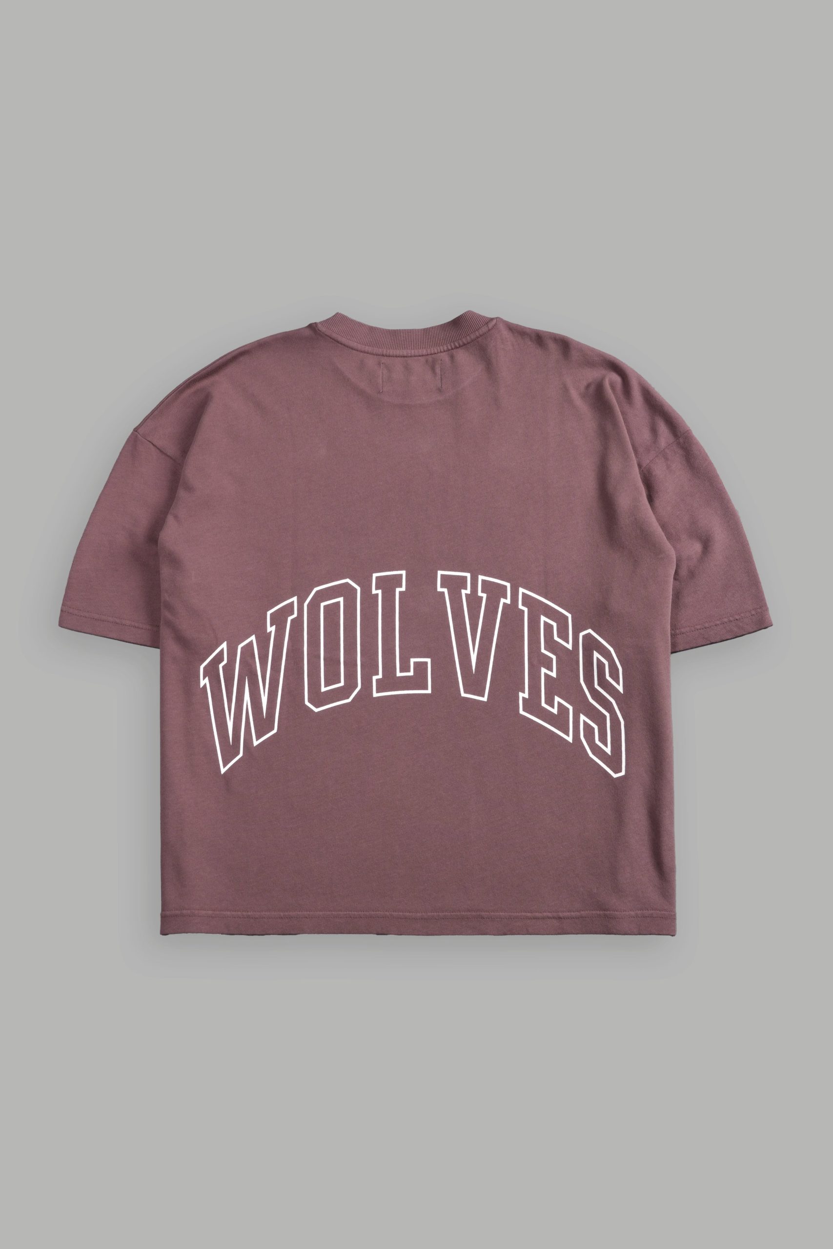 Wolf of the Flame Premium Box Cut Tee in Mauve - Image 3