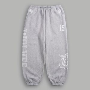 Est Mmxv Lightweight Lounger Sweat Pants in Light Athletic Gray