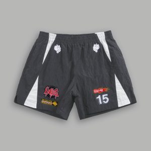 You Underestimate My Power Zdan Shorts in Wolf Gray