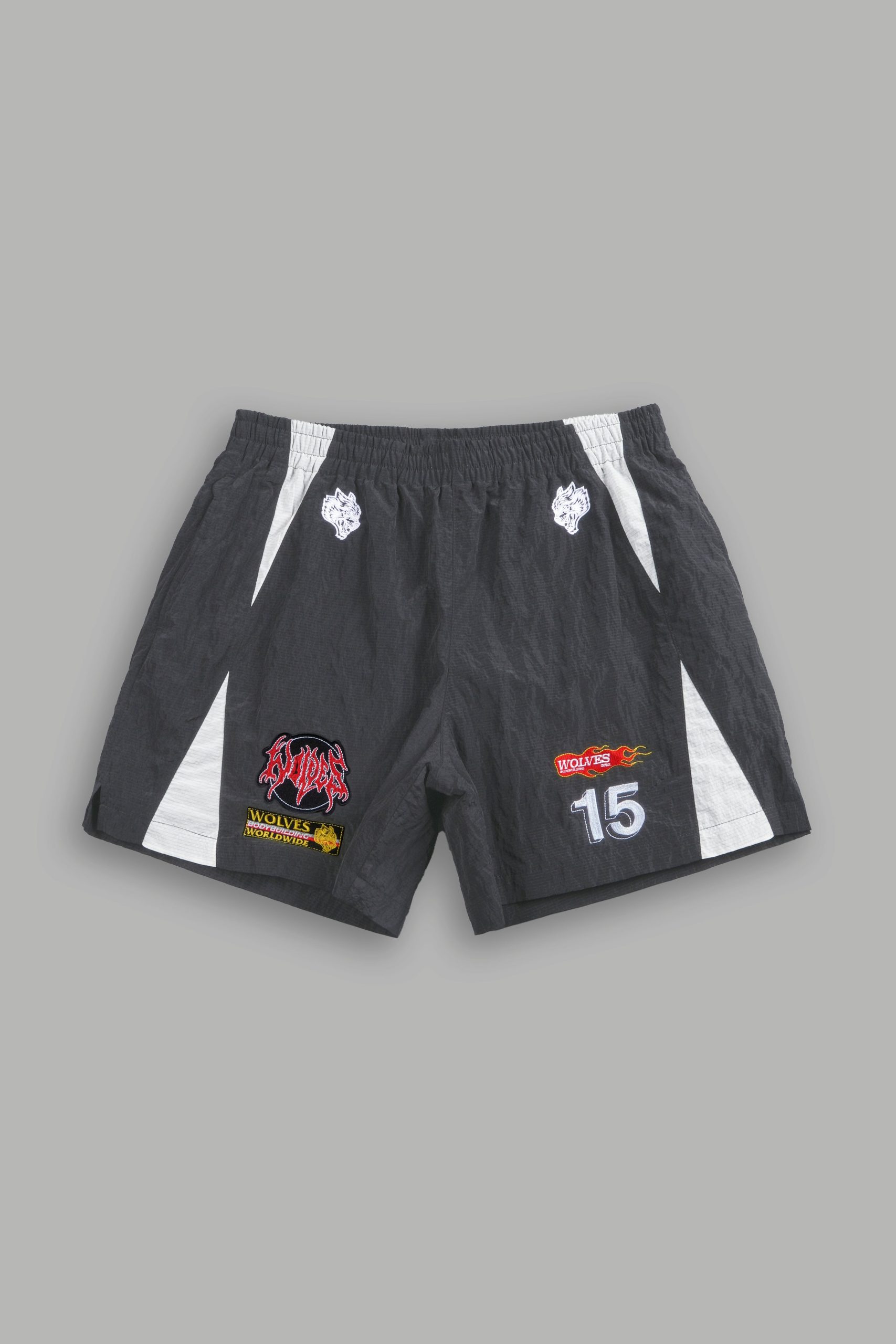 You Underestimate My Power Zdan Shorts in Wolf Gray