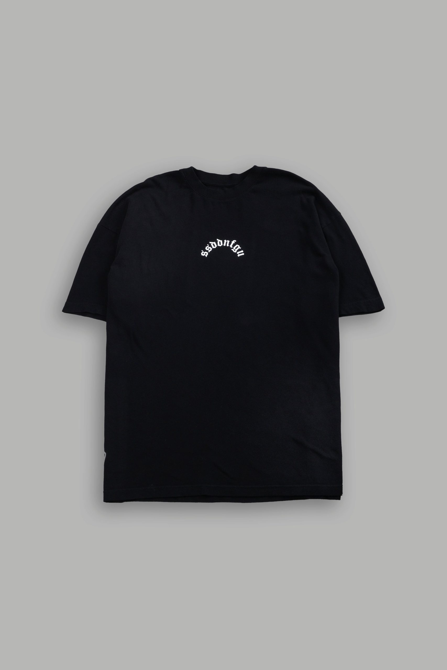 Our Sacrifice Premium Oversized Tee in Black Sun Fade - Image 3