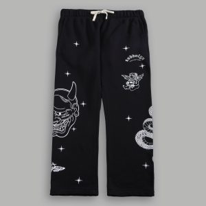 Oni Wolves Bigelow Cargo Sweat Pants in Black