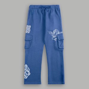 La Ca Frvr Bigelow Cargo Sweat Pants in La Blue