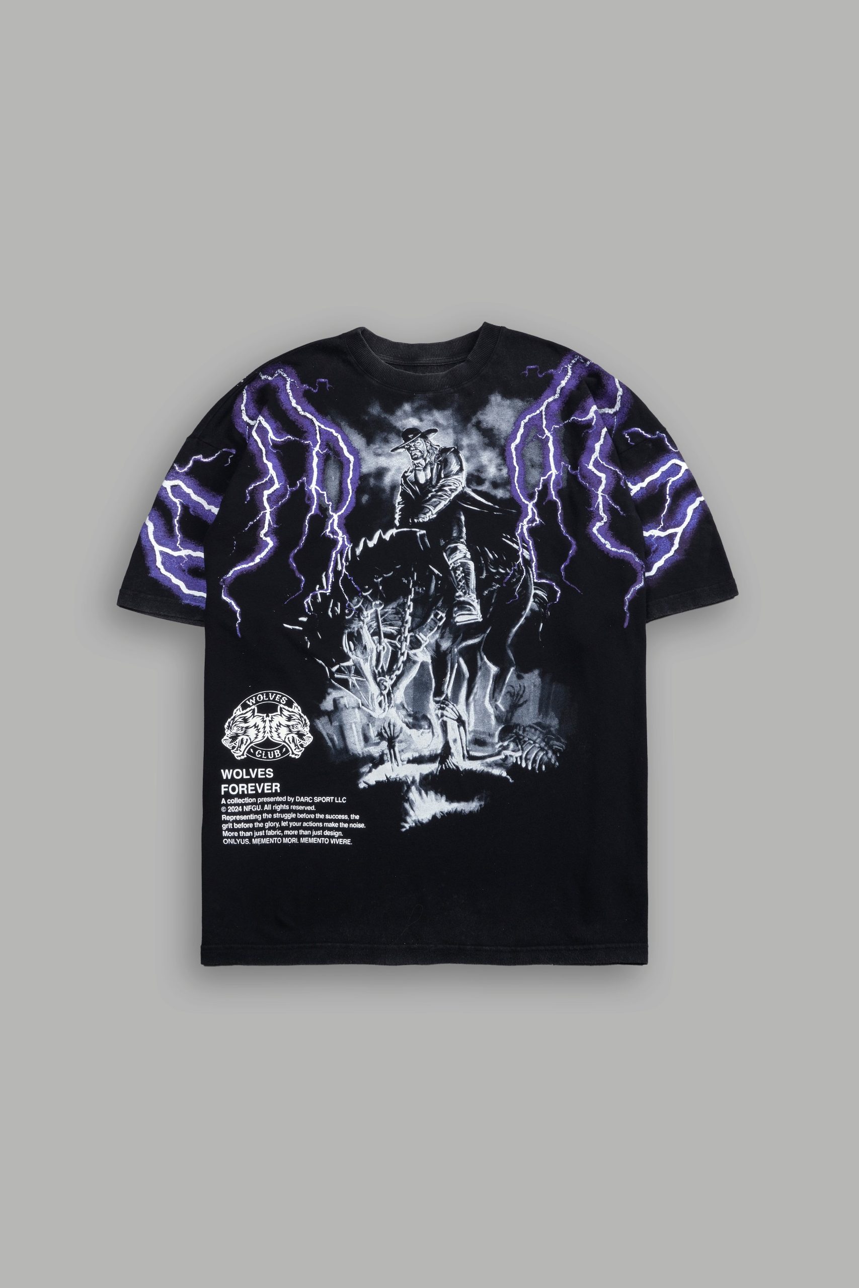 The Last Ride Premium Oversized Tee in Black