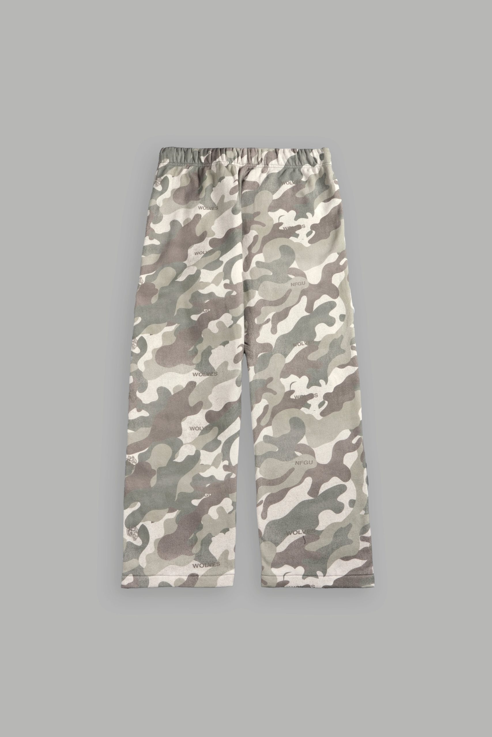 Darc Kulture Bigelow Cargo Sweat Pants in DSVD Green Camo - Image 3