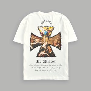 Ascend Premium Oversized Tee in Cream