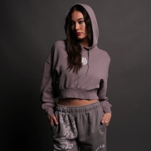 Icon Ava Hoodie in Pale Gray