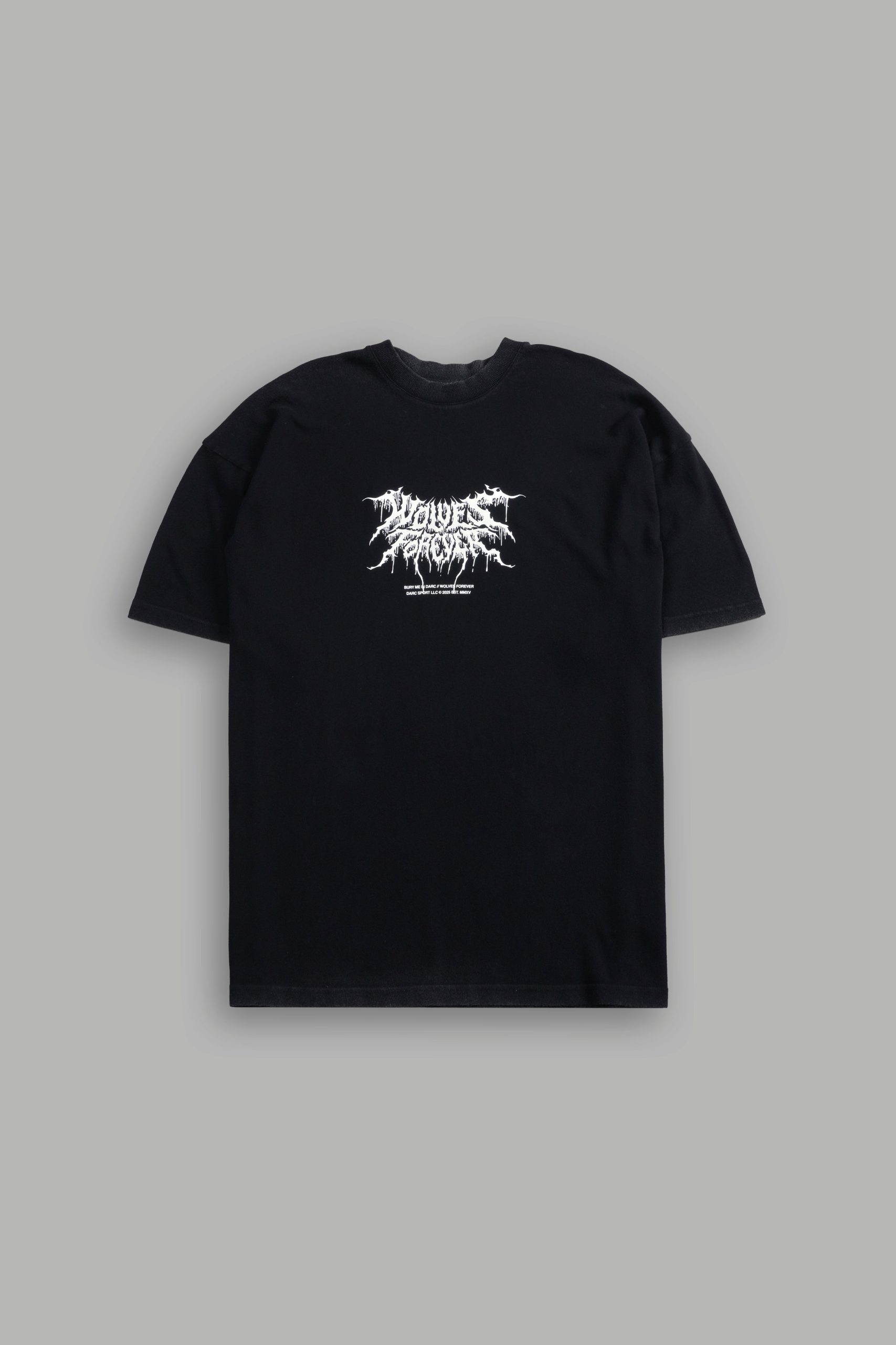 Our Blood Premium Oversized Tee in Black - Image 3