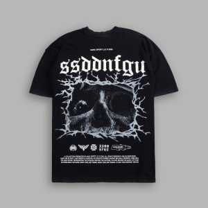 Our Blood Premium Oversized Tee in Black