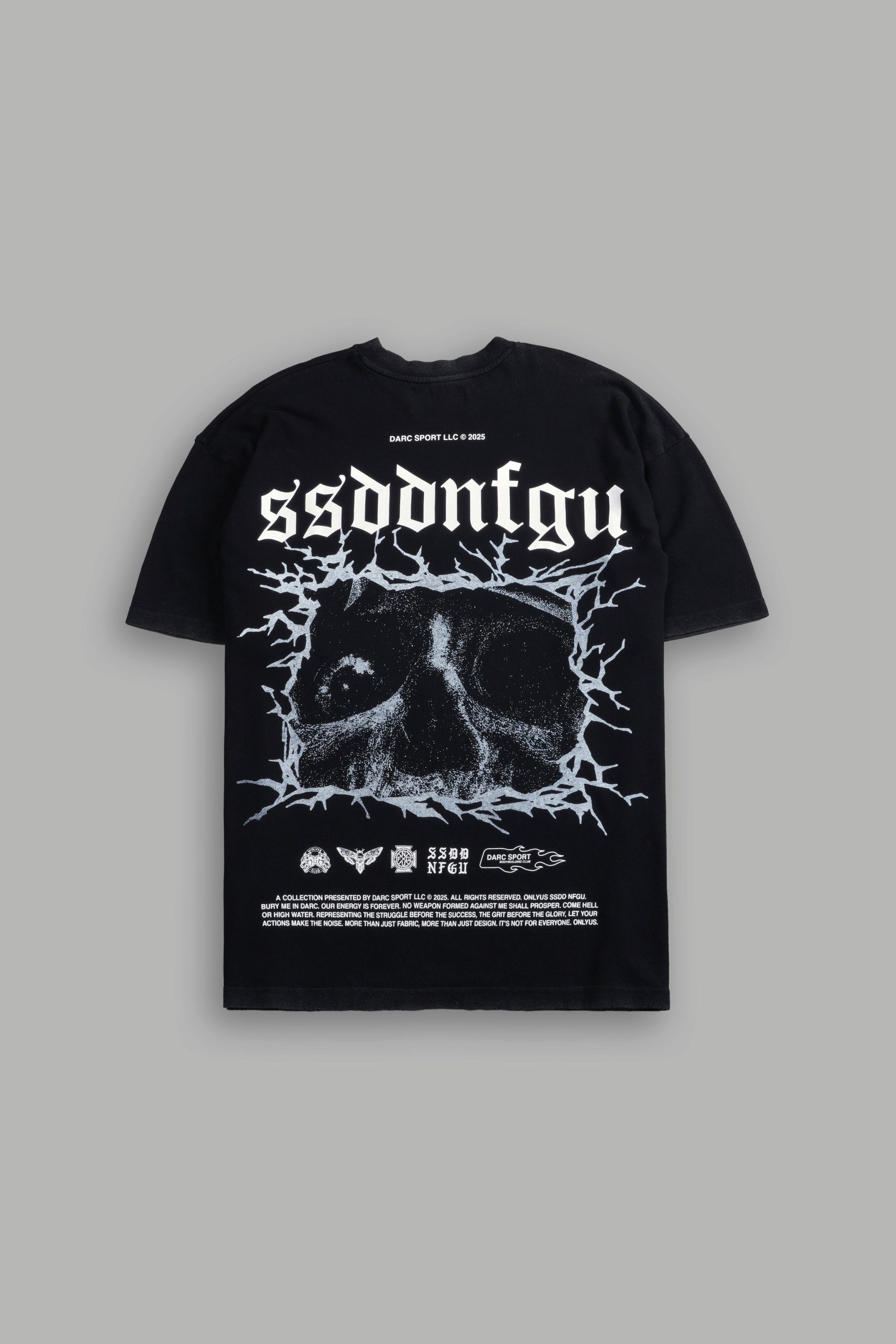 Our Blood Premium Oversized Tee in Black