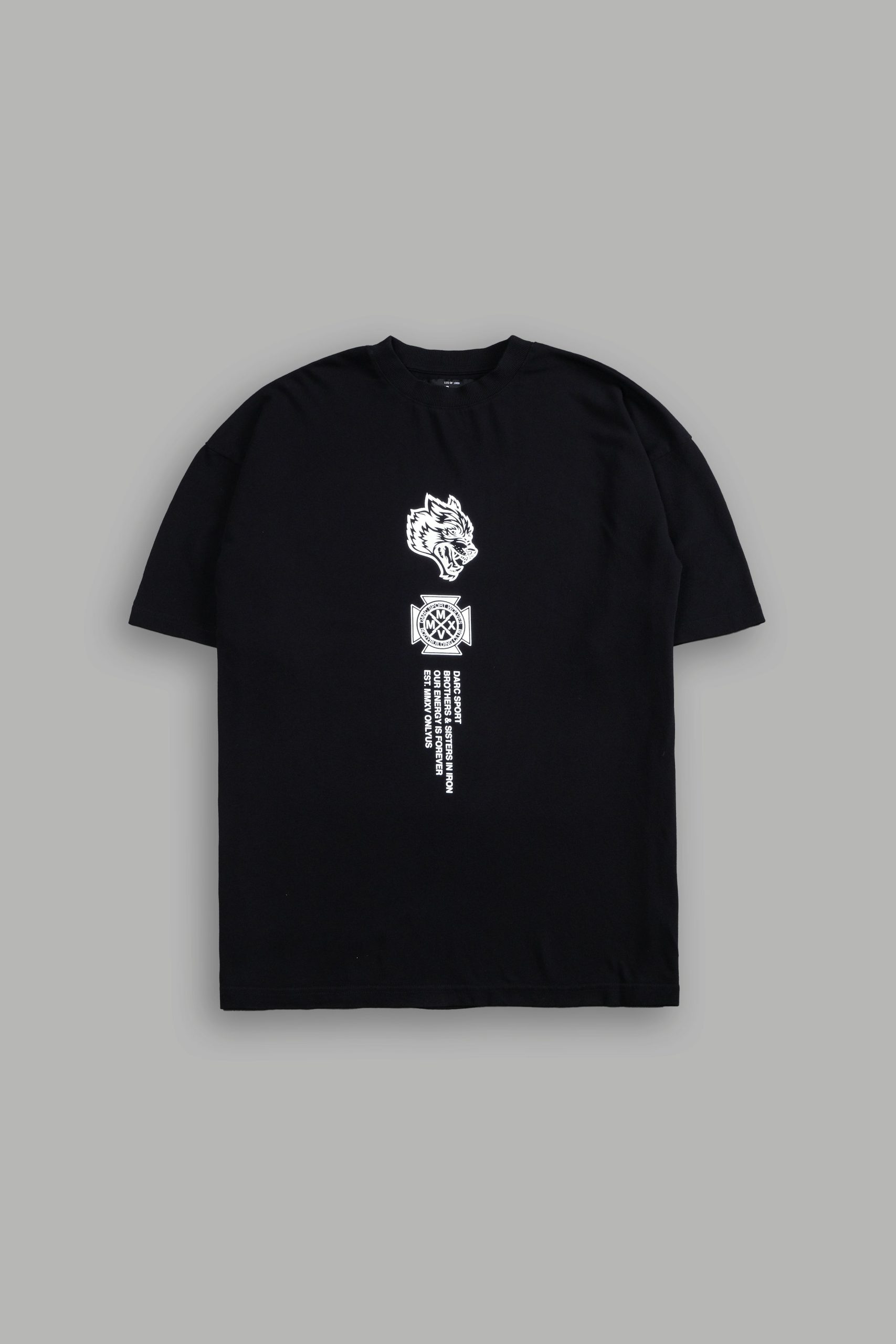 Ashes Of The Dark Premium Oversized Tee in Black - Image 3