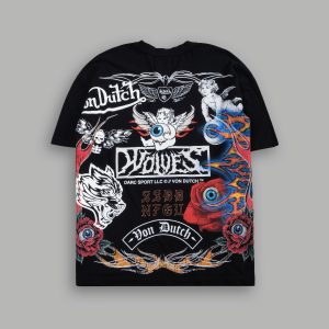 Kulture Klash Premium Oversized Tee in Black
