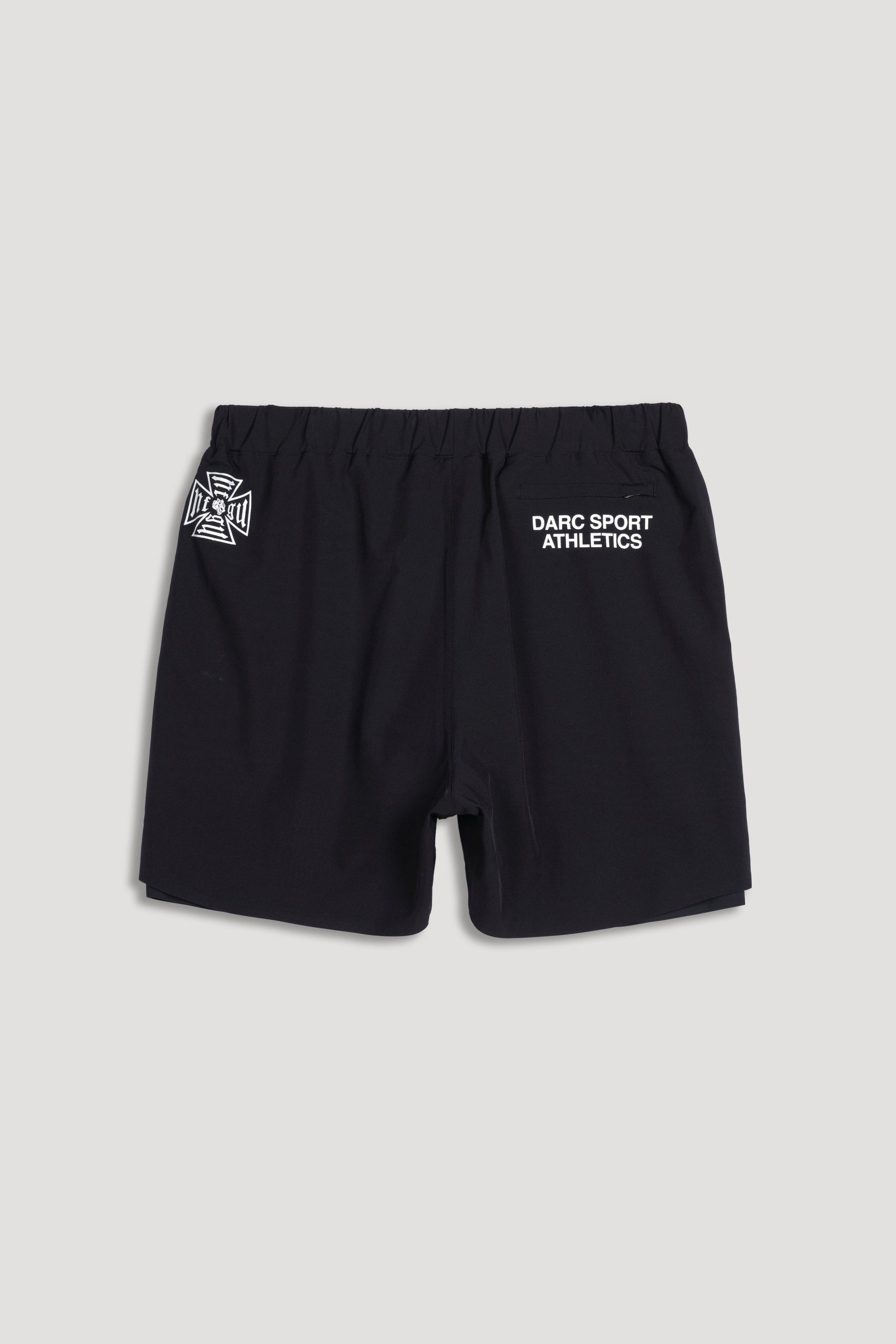 Dual Core Compression Shorts in Black - Image 2