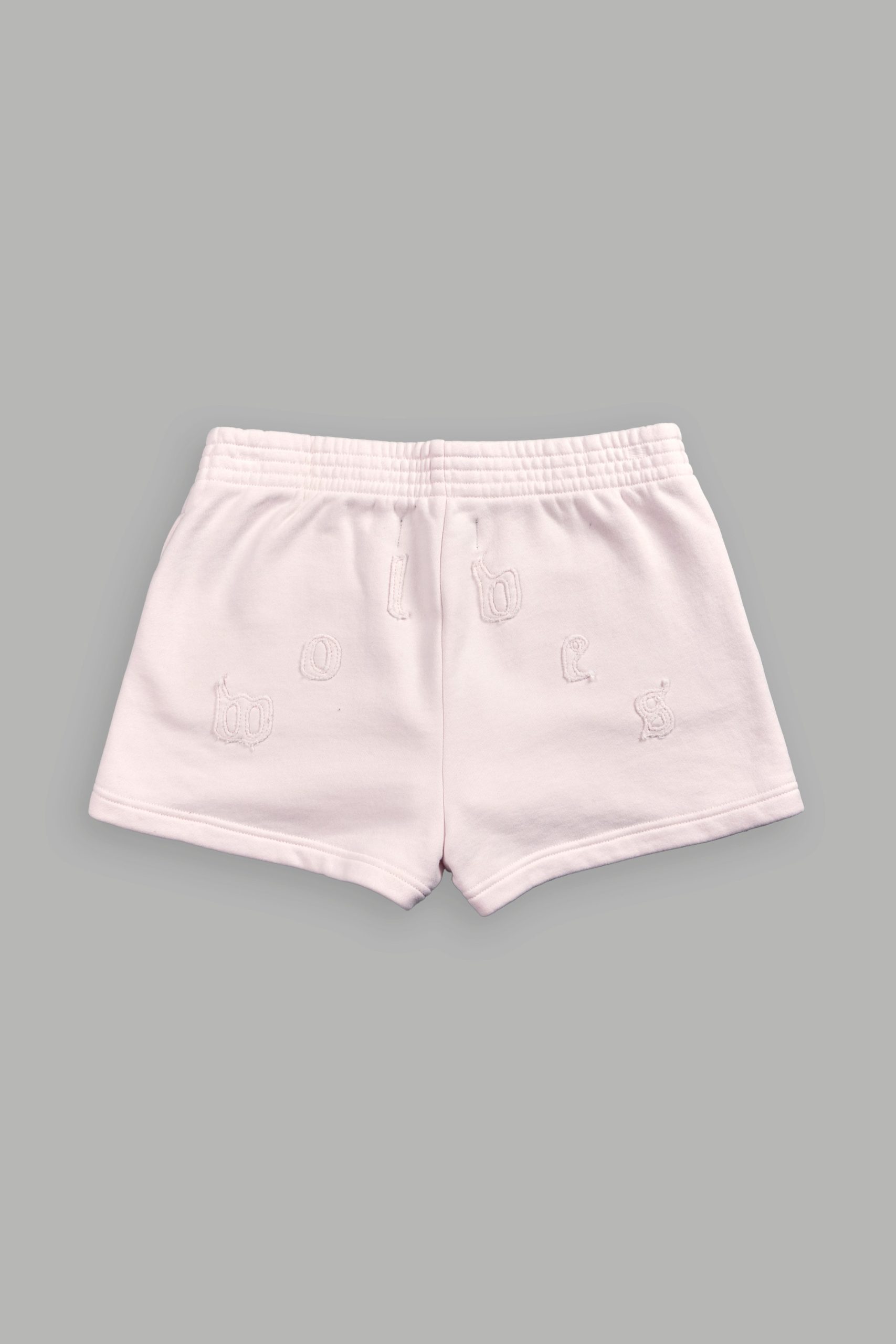 Pyramid Wolves Applique Ellie Sweat Shorts in Blush Pink - Image 6