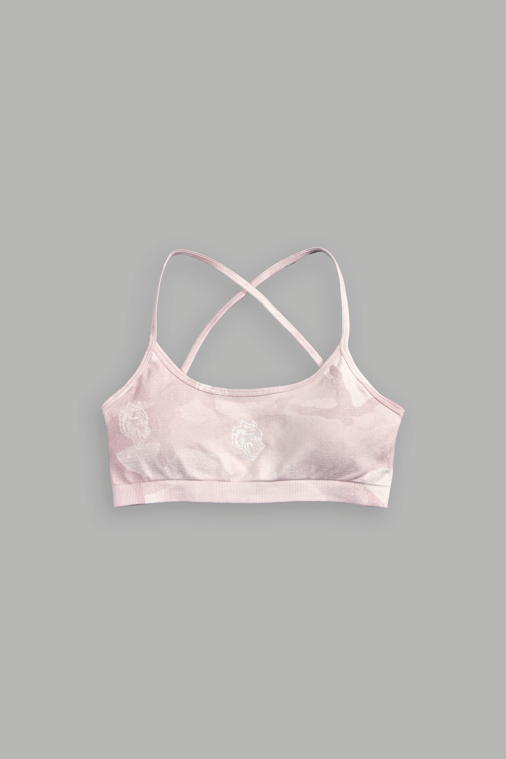 Wolf Head Layla Soft Seamless Bra in Blush Vintage Woodland Camo - Image 7