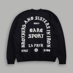 La Cherub London Crewneck in Black
