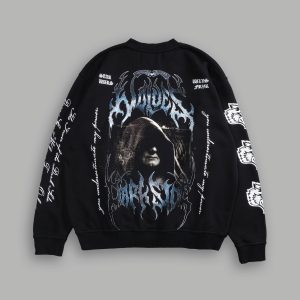 Rule The Galaxy London Crewneck in Black