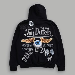 DSVD NFGU Pierce Hoodie in Black