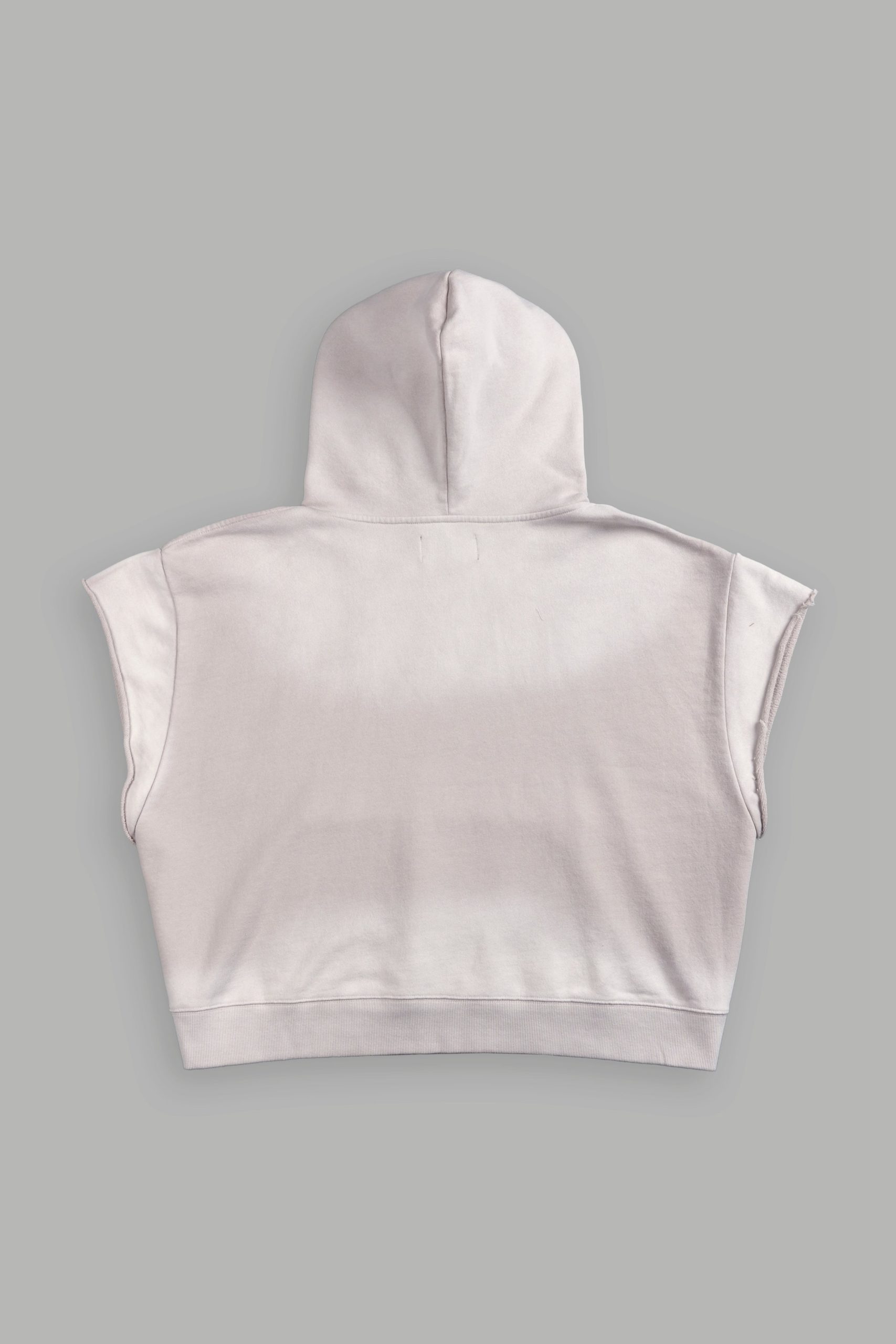 Iron Pack Grunge Gage Cap Sleeve Hoodie in Clay - Image 3