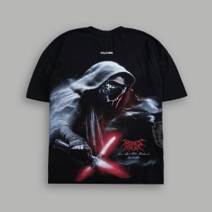Dark Legacy Side By Side Series Premium Oversized Tee in Black