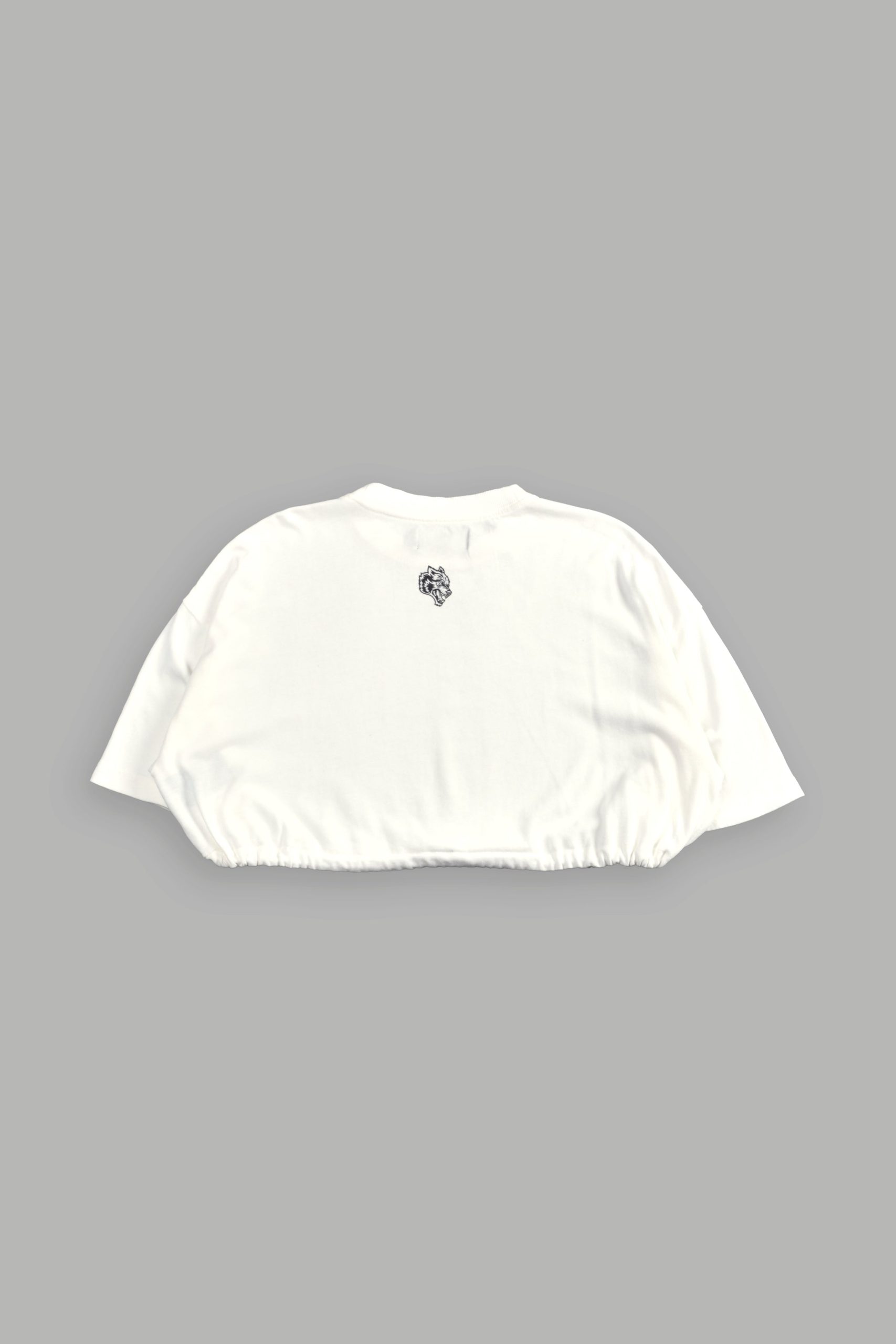 Forged From Iron Bungee Cropped Tee in Cream - Image 4