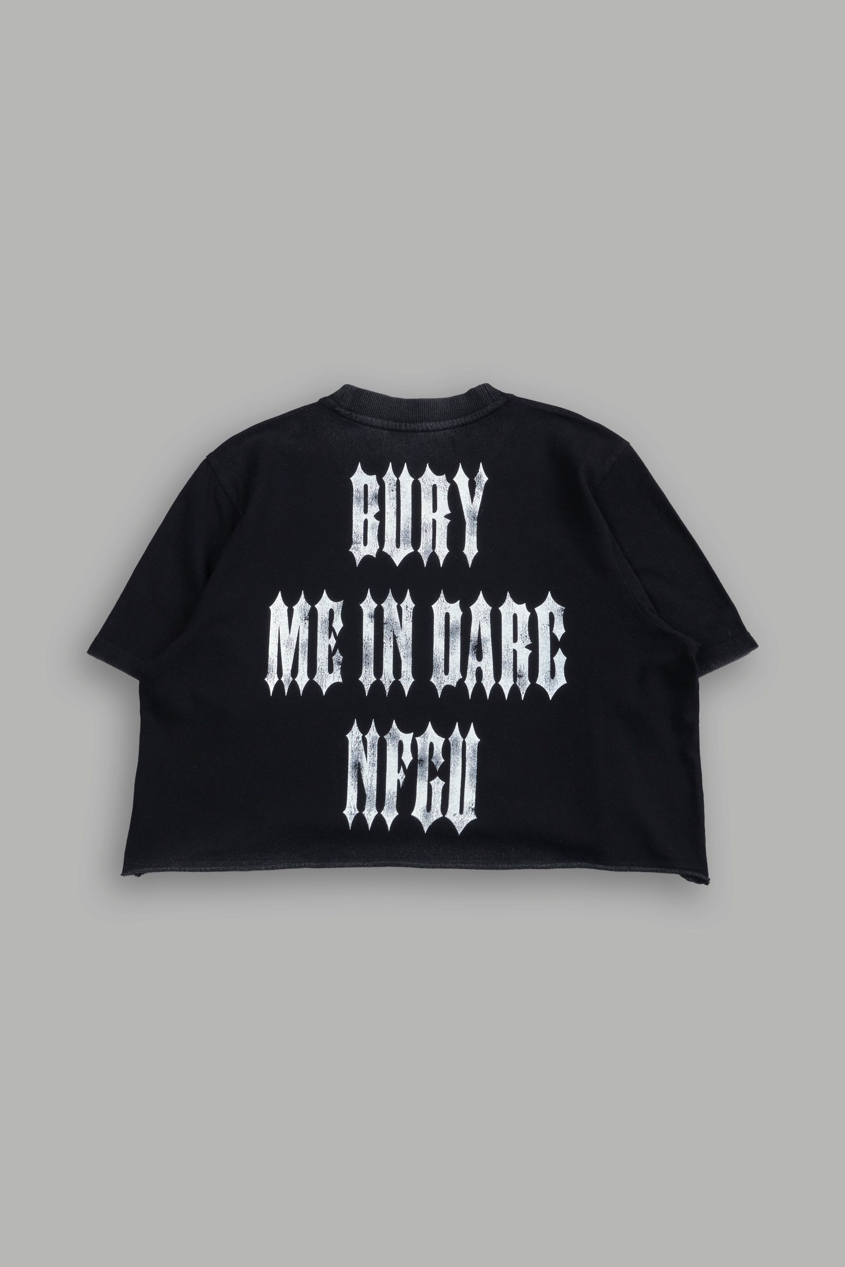 Bury Me In Darc NFGU Premium (Cropped) Tee in Black - Image 4