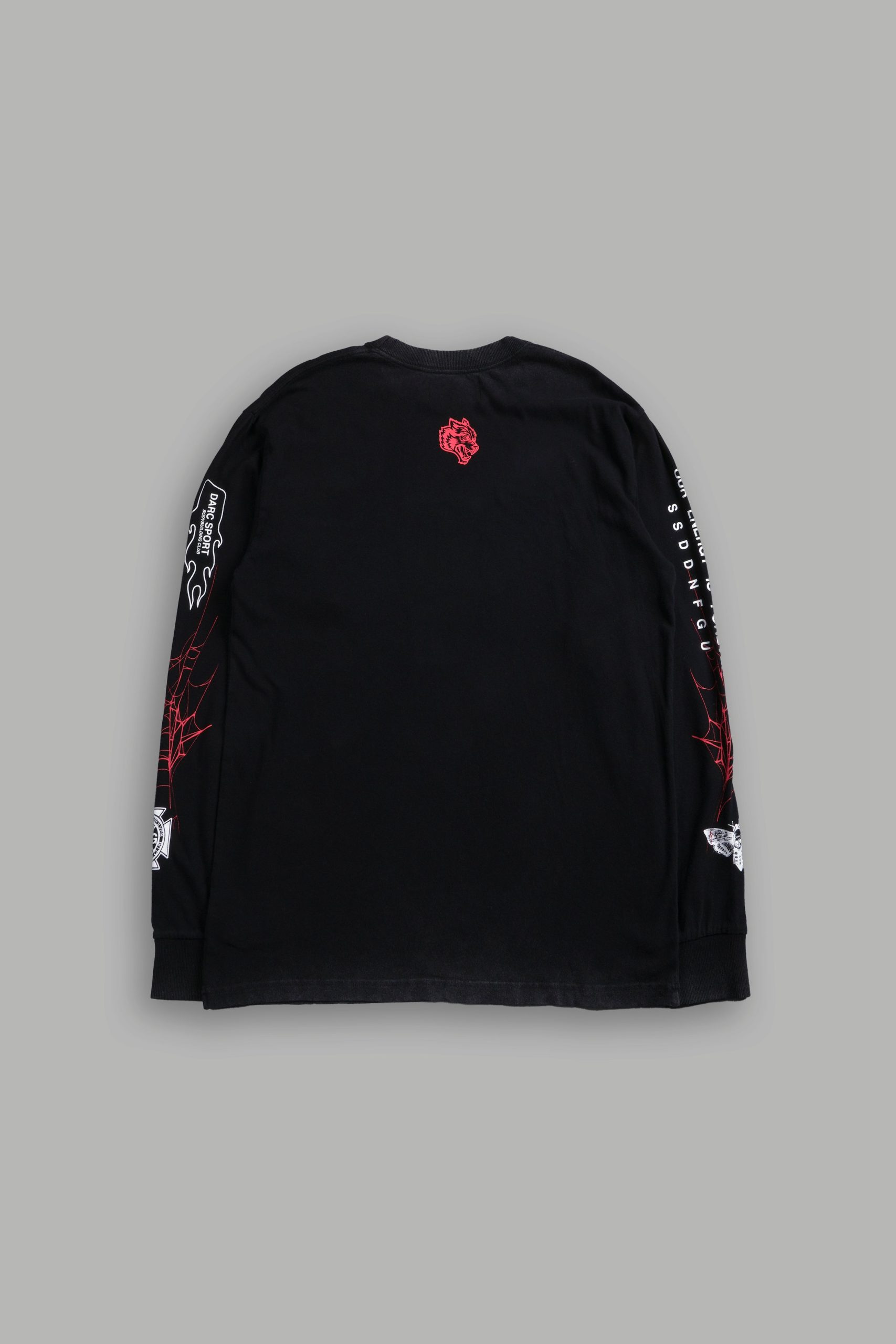 Blood Thirsty Webs Premium L/S Tee in Black - Image 3