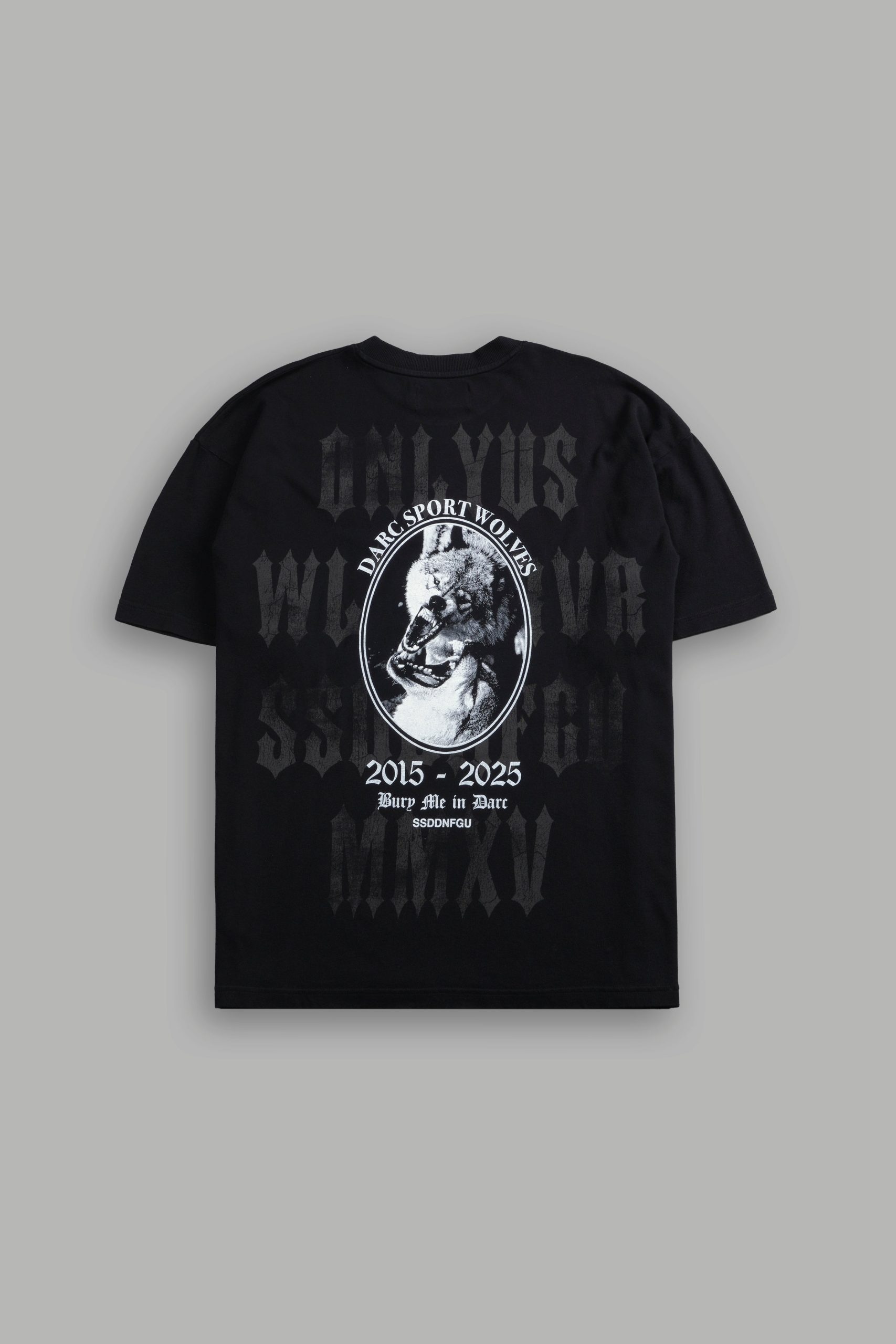 Wolf Blood Premium Oversized Tee in Black