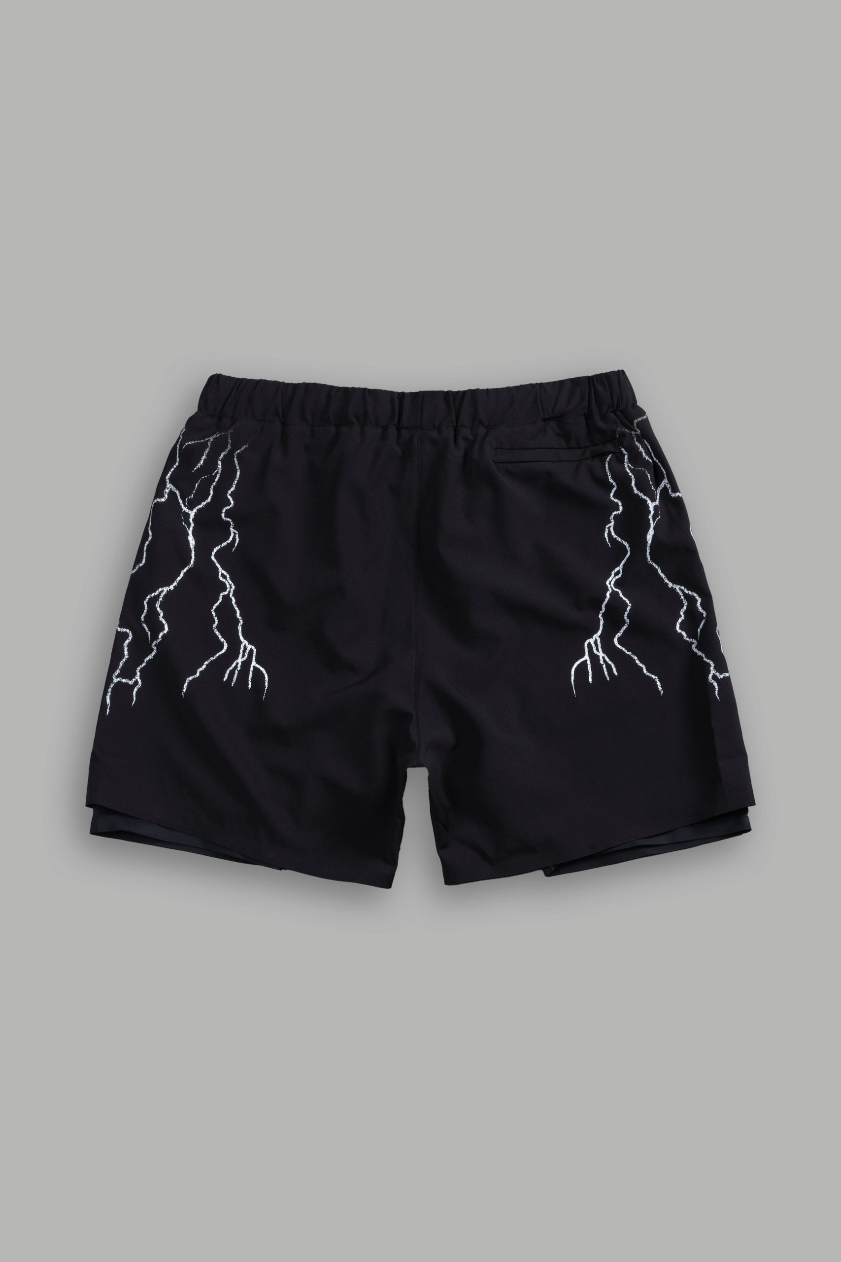Wolves Storm Compression Shorts in Black - Image 2