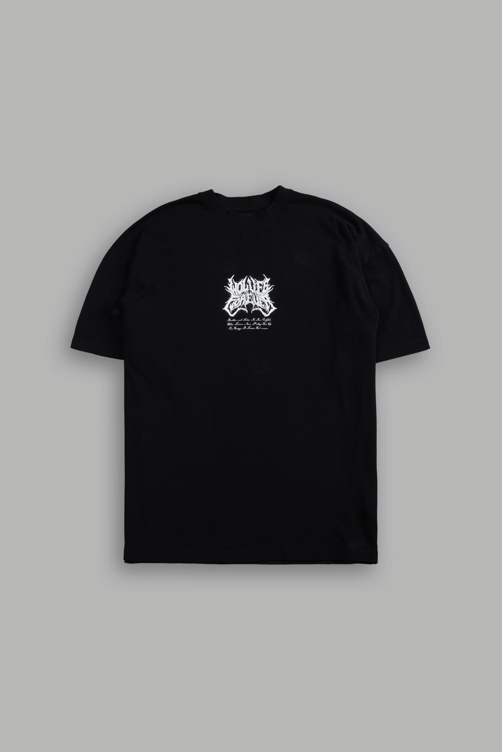 Sheer Loyalty Premium Oversized Tee in Black - Image 3