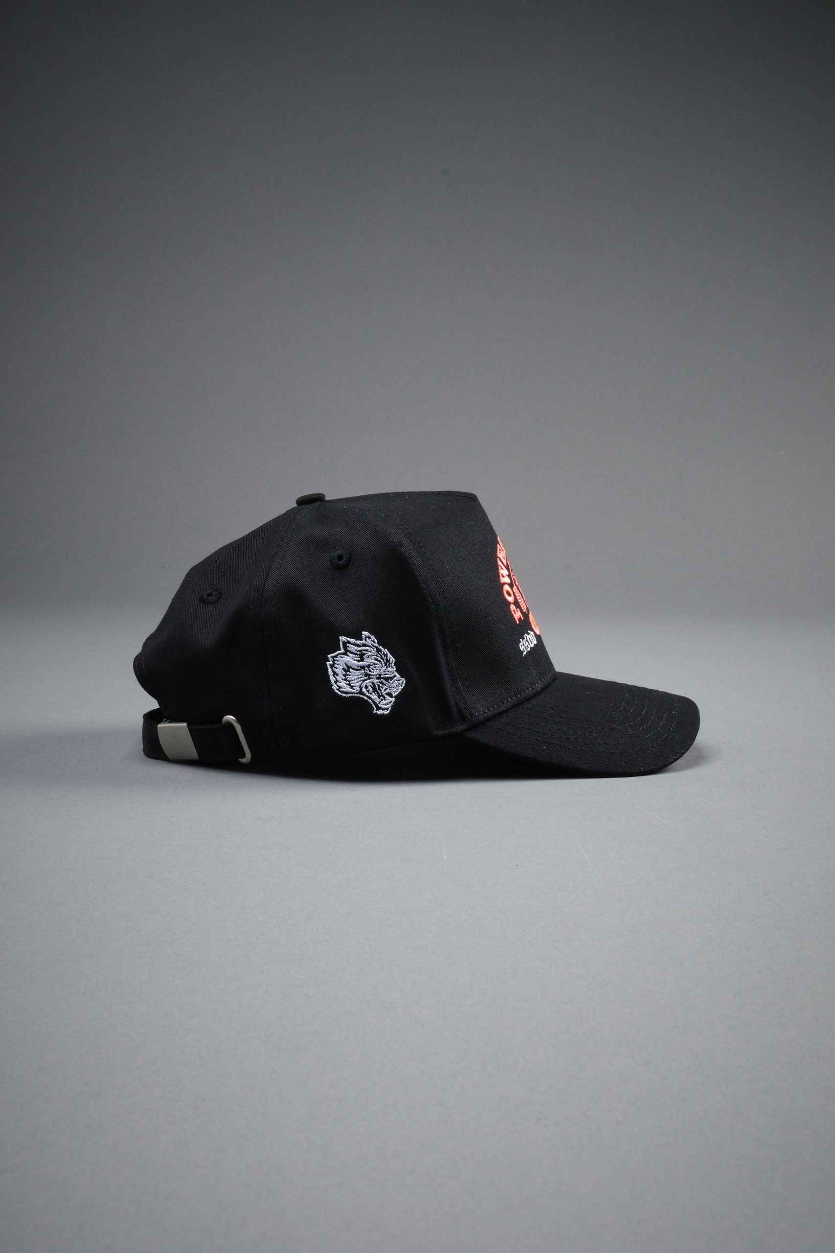 Powerhouse Wolves 5 Panel Hat in Black - Image 10
