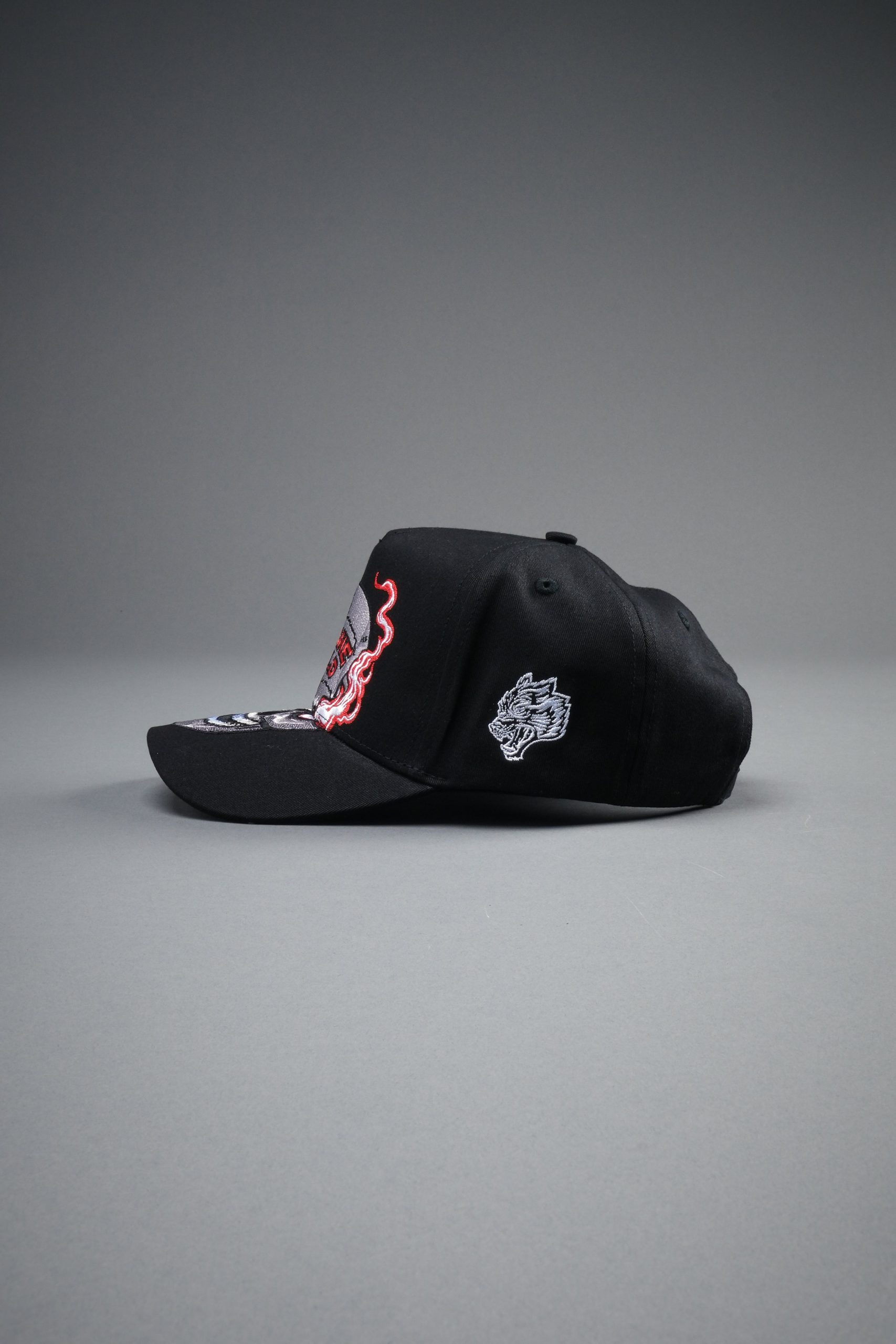 Stone Cold Big Skull 5 Panel Hat in Black - Image 6