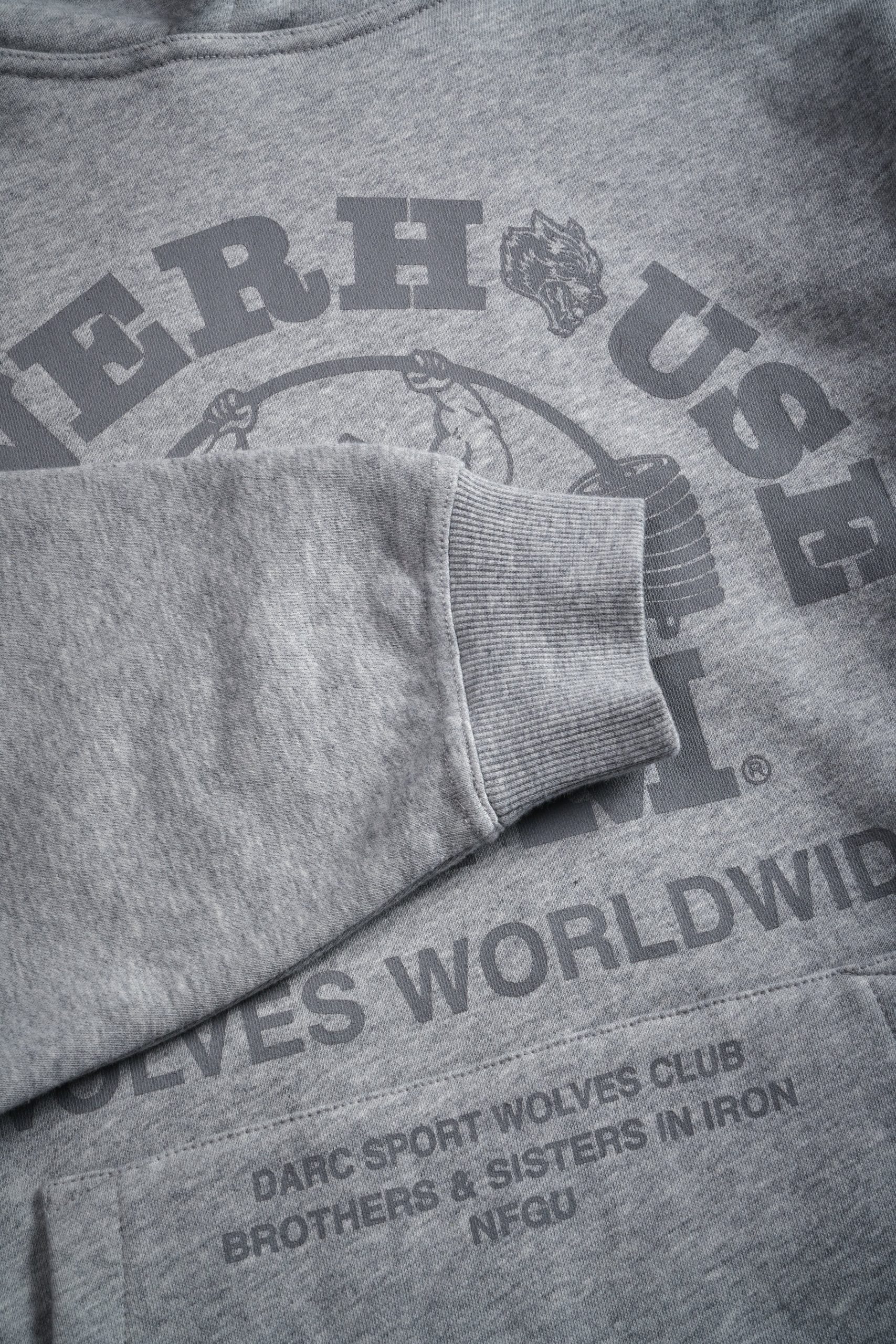 Powerhouse of the Wolves Pierce Hoodie in Light Athletic Gray - Image 9