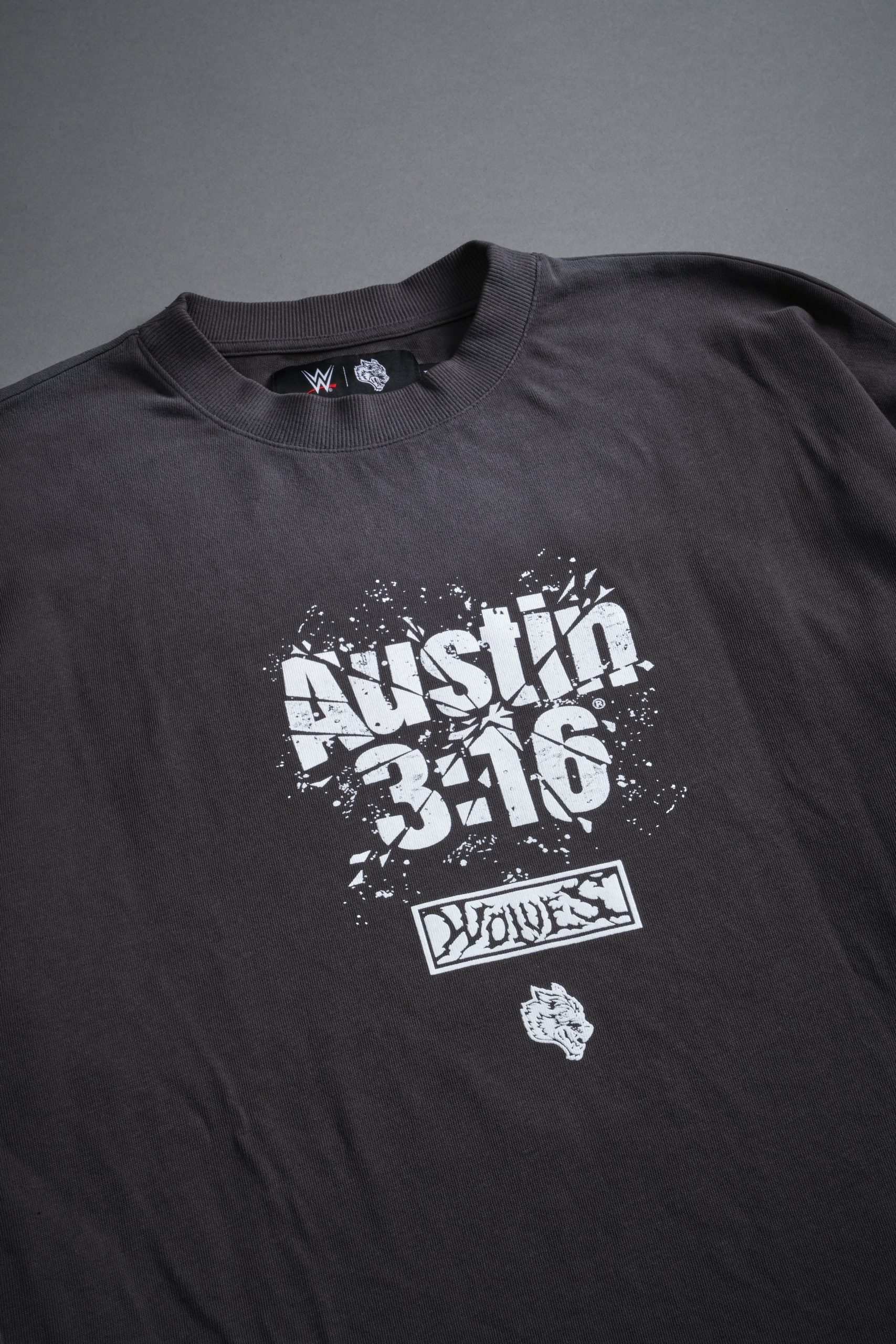Raise Hell Premium Oversized Tee in Wolf Gray Drift Wash - Image 7
