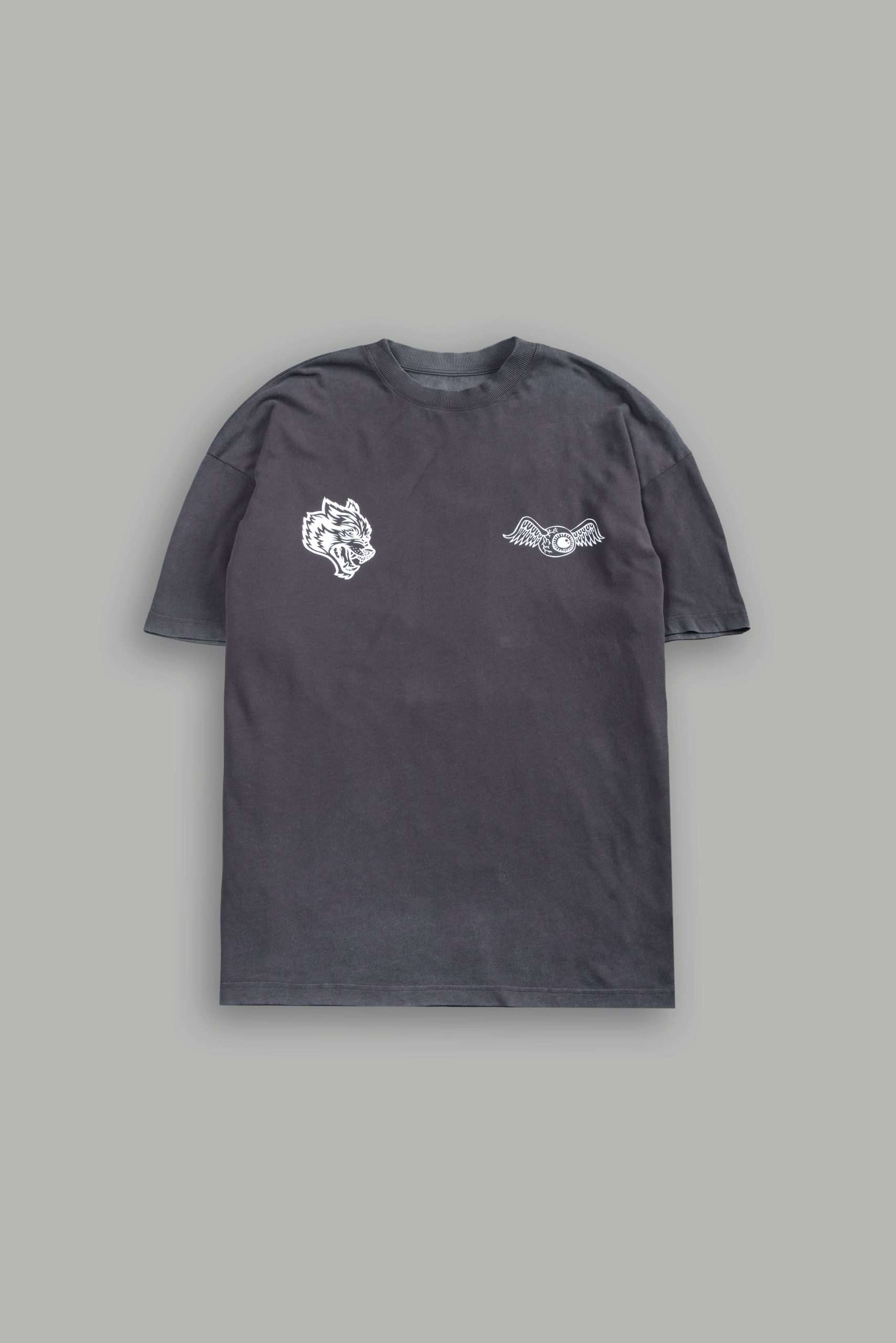 Kulture Klash V2 Premium Oversized Tee in Wolf Gray - Image 3