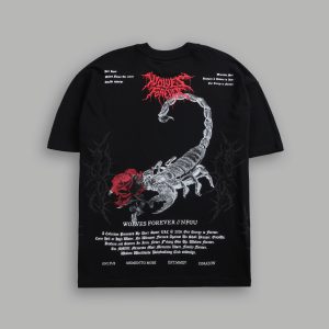 Scorpion Thorns Premium Oversized Tee in Black