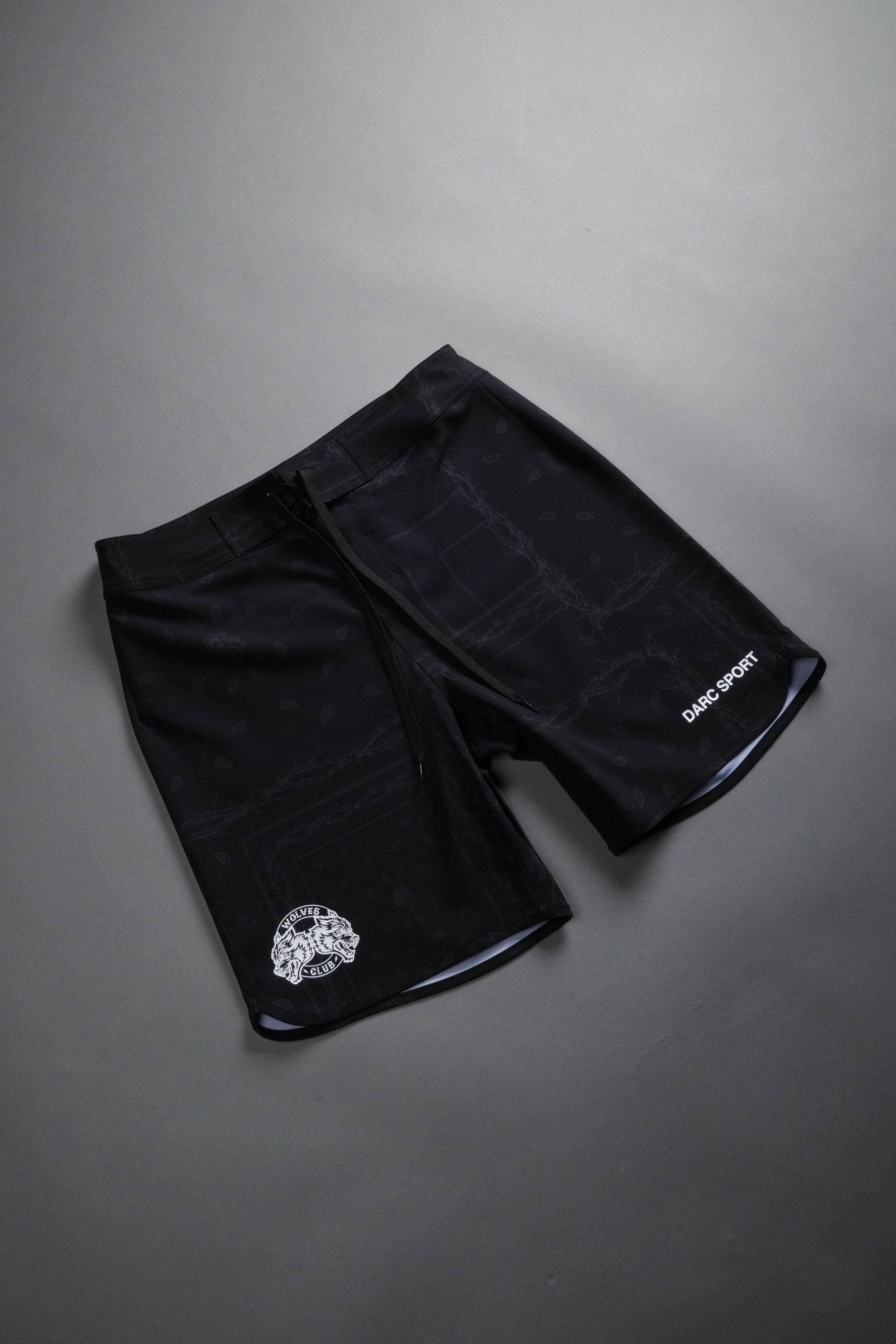 Darc Sport Wolves Club 7.5 No Weapon Stage Shorts in Black Thorn Paisley - Image 3