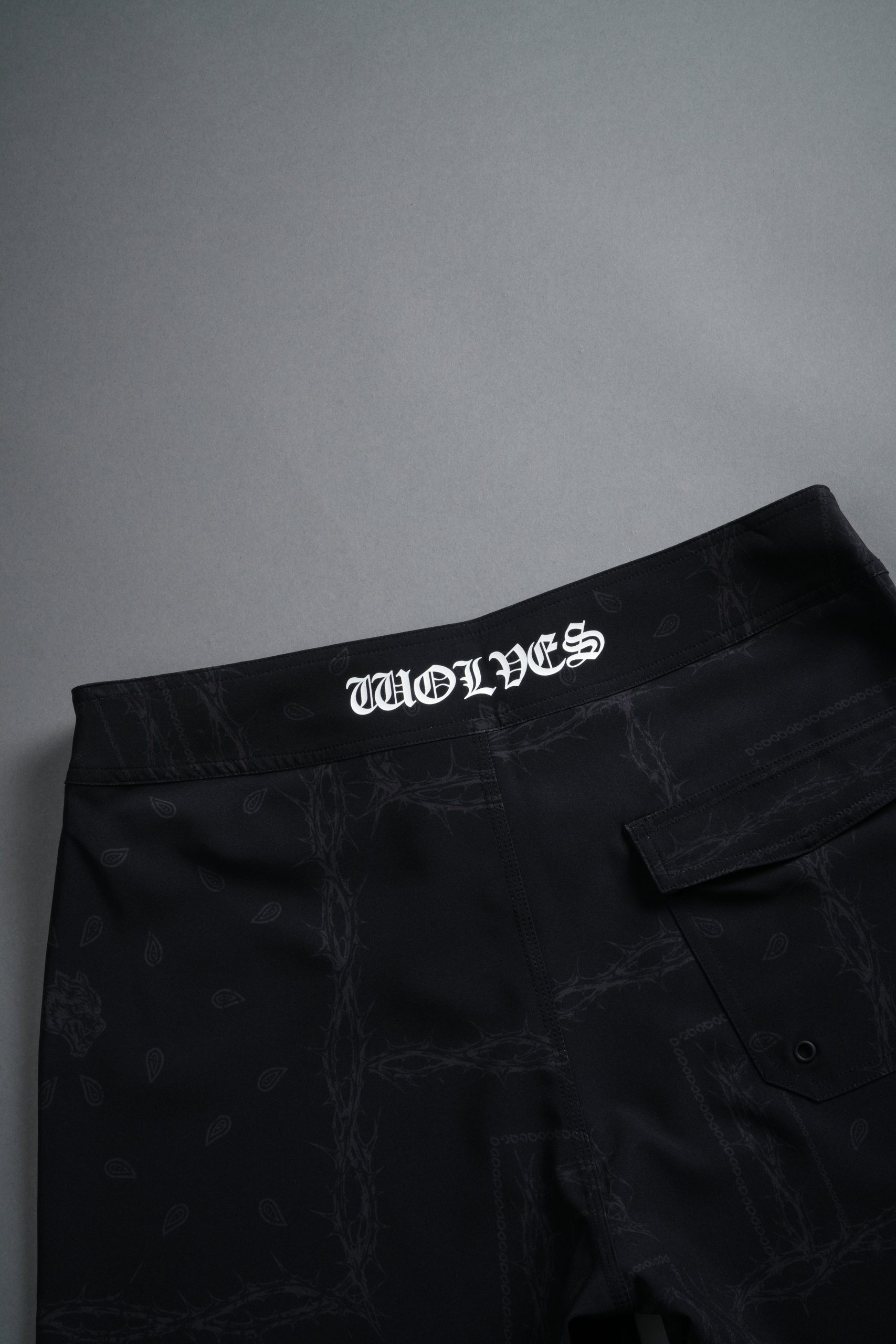 Darc Sport Wolves Club 7.5 No Weapon Stage Shorts in Black Thorn Paisley - Image 7