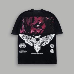 The Shadow Premium Oversized Tee in Black