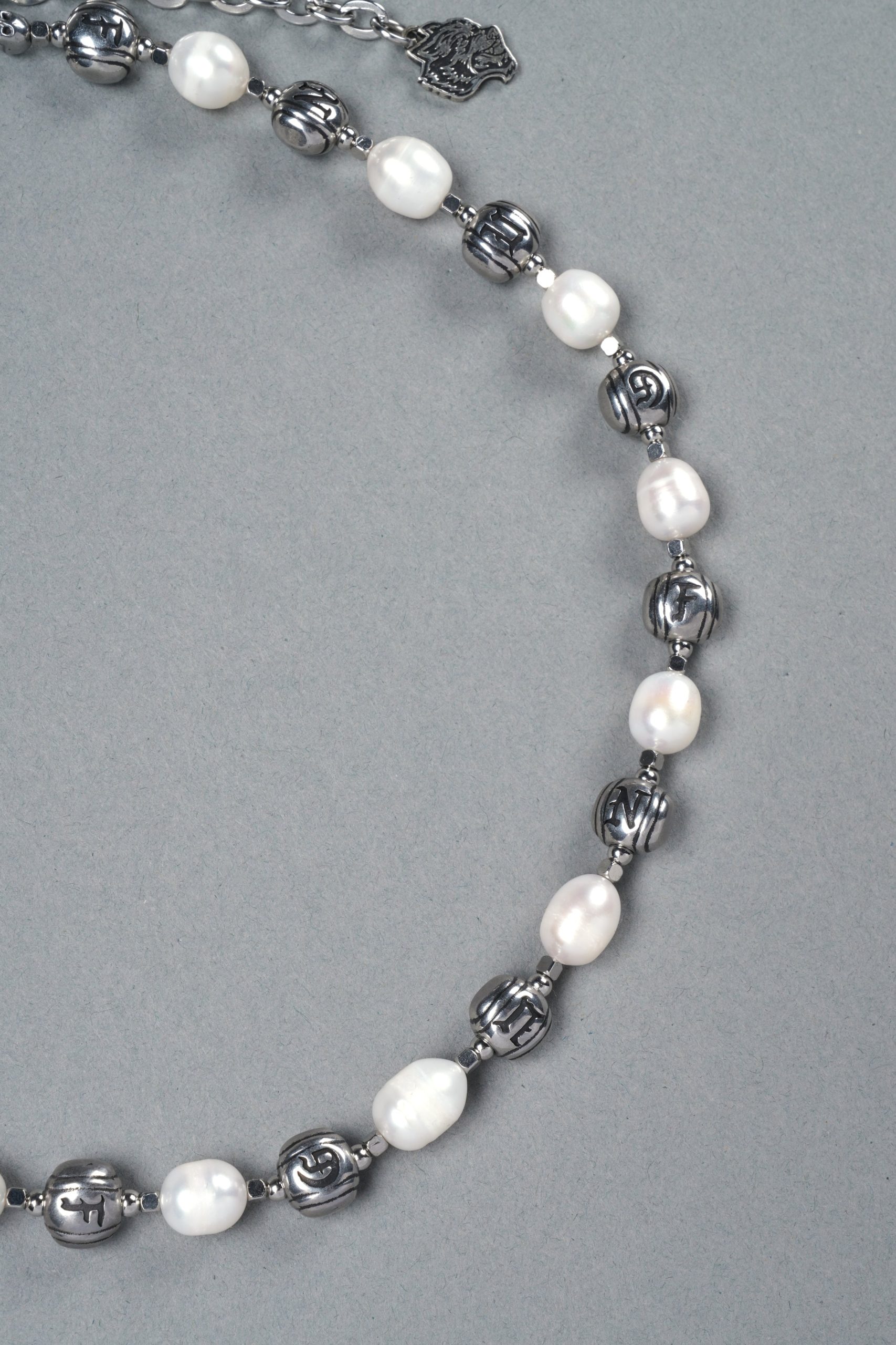 Our Mantra Big Pearl Necklace in Pearl White - Image 2