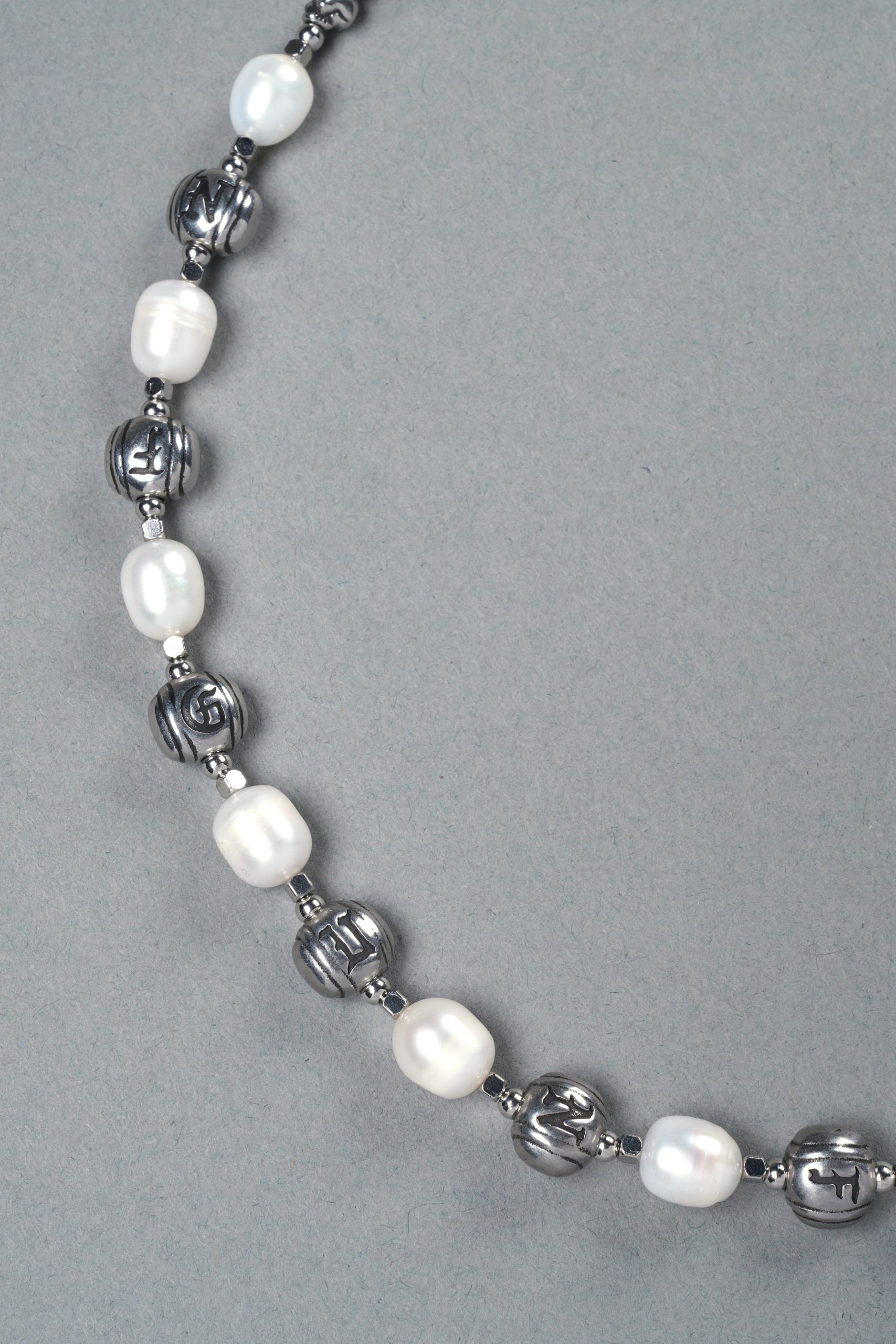 Our Mantra Big Pearl Necklace in Pearl White - Image 3