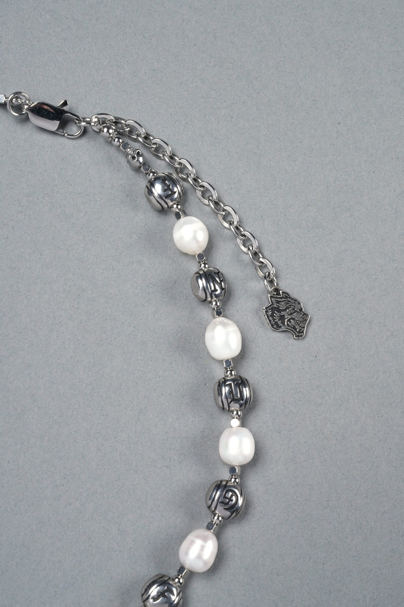 Our Mantra Big Pearl Necklace in Pearl White - Image 4