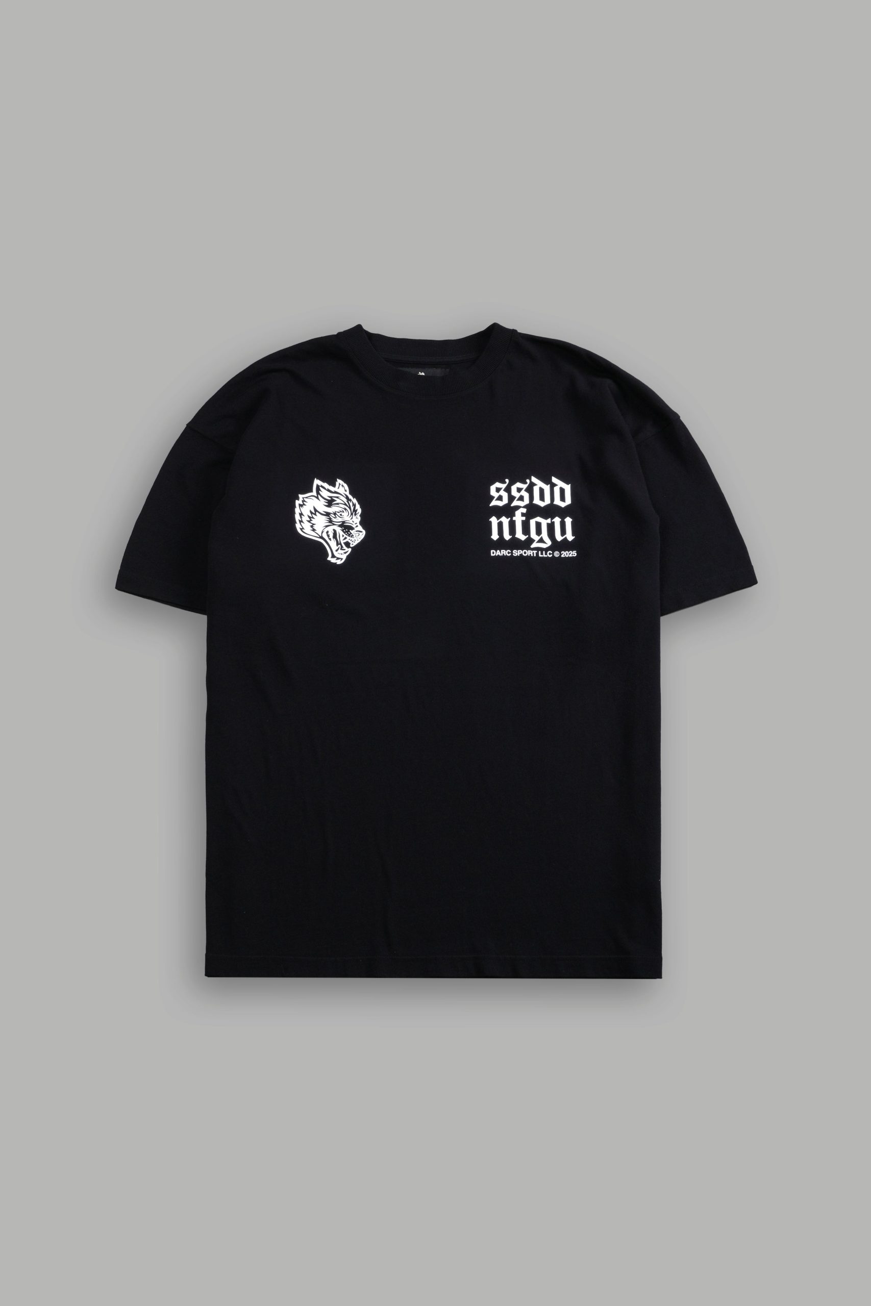 Born Stoic Premium Oversized Tee in Black - Image 3