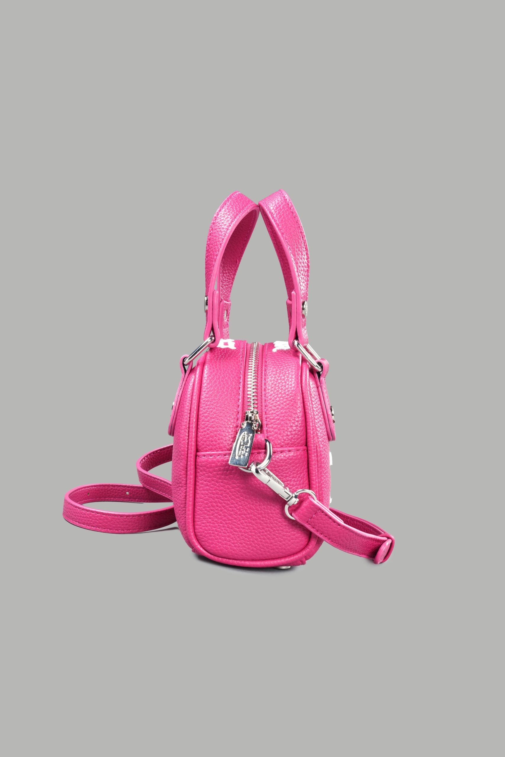 DSVD Collab VD Leather Mini Bowler in Mauve/Pink - Image 7