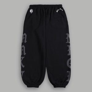 Stone Code Lightweight Lounger Sweat Pants in Black
