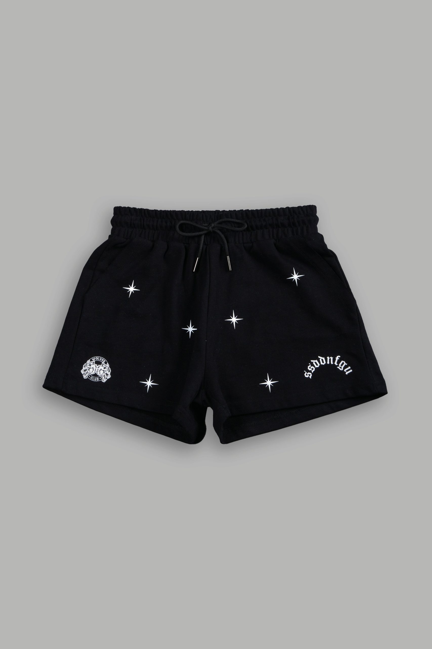 FRVR In The Stars Comfy Sweat Shorts in Black - Image 5
