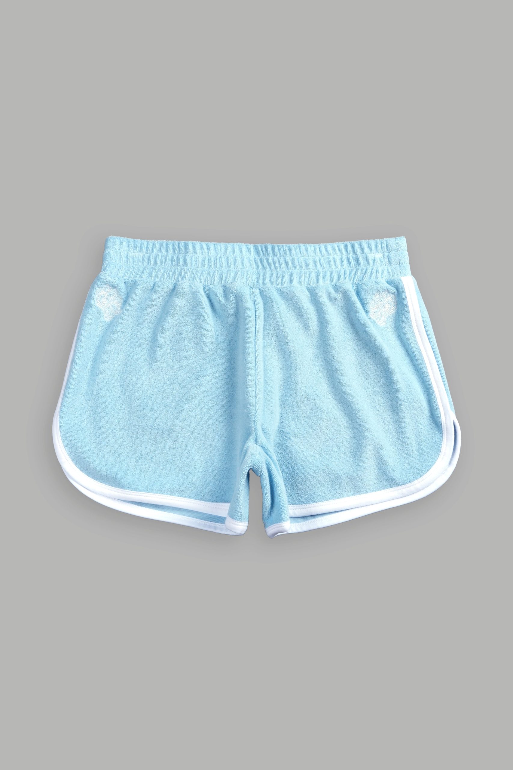 Dual Wolf Tia Track Shorts in Baby Blue - Image 14