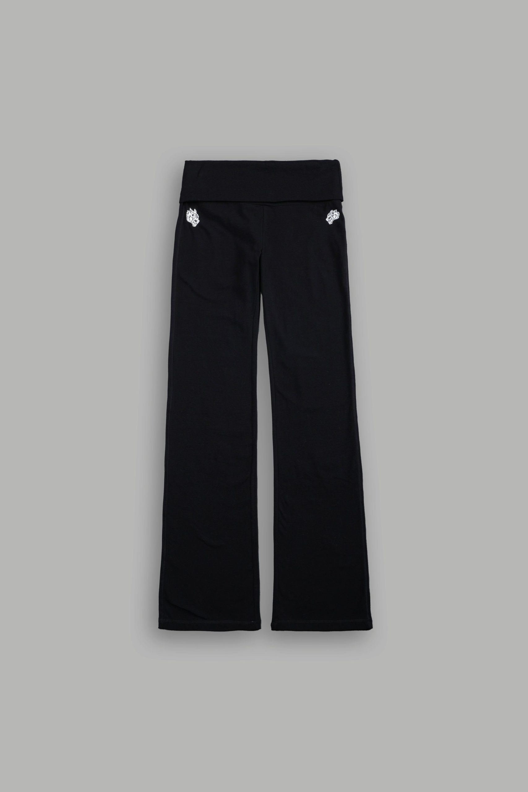 Wolves Pyramid Romy Foldover Pants in Black - Image 6