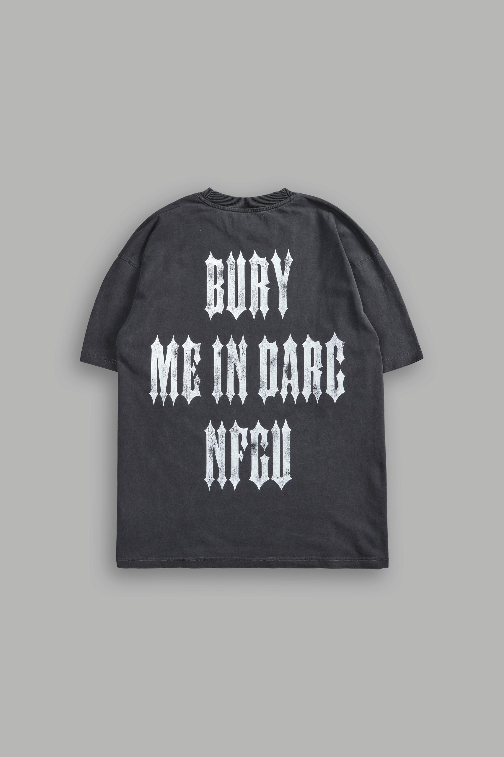Bury Me In Darc Grunge Tee in Wolf Gray